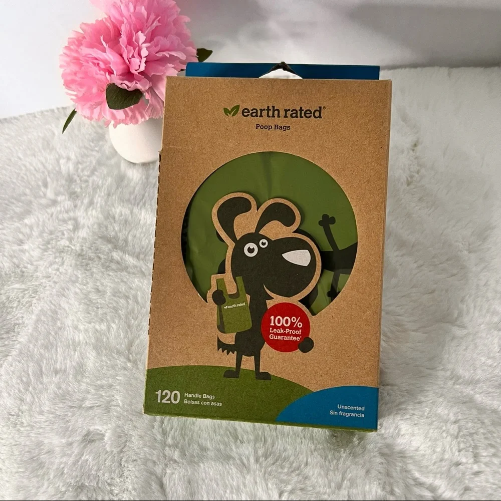 Earth Rated Poop Bags 120 Bags Unscented